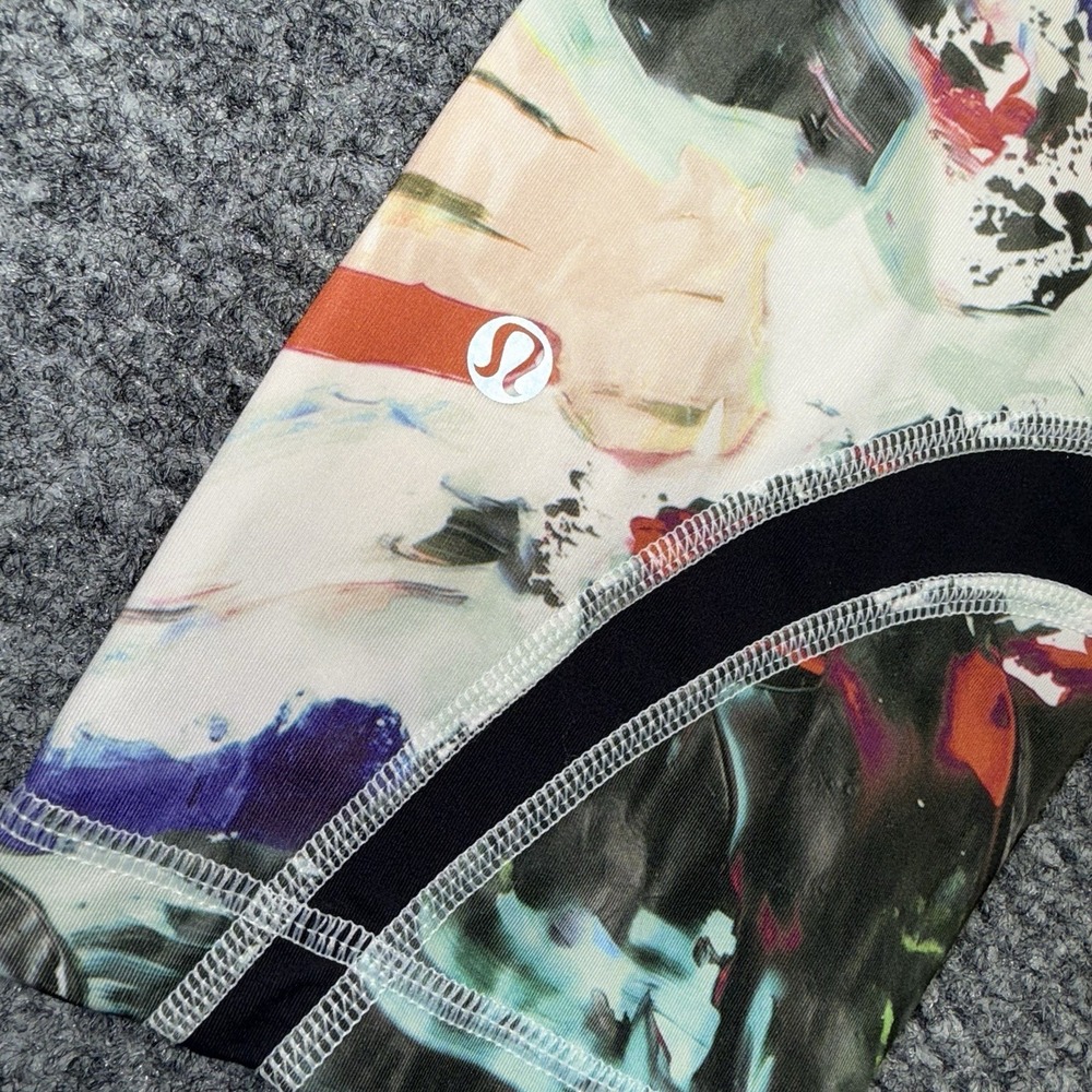 Lululemon Run Inspire Crop II All Full-On Luxtreme size 8 Pigment Wave Multi - Picture 5 of 8